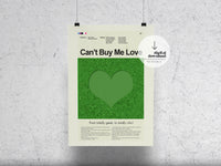 Load image into Gallery viewer, Can't Buy Me Love | DIGITAL ARTWORK DOWNLOAD
