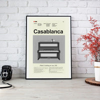 Load image into Gallery viewer, Casablanca Inspired Mid-Century Modern Print | 12&quot;x18&quot; or 18&quot;x24&quot; Print only

