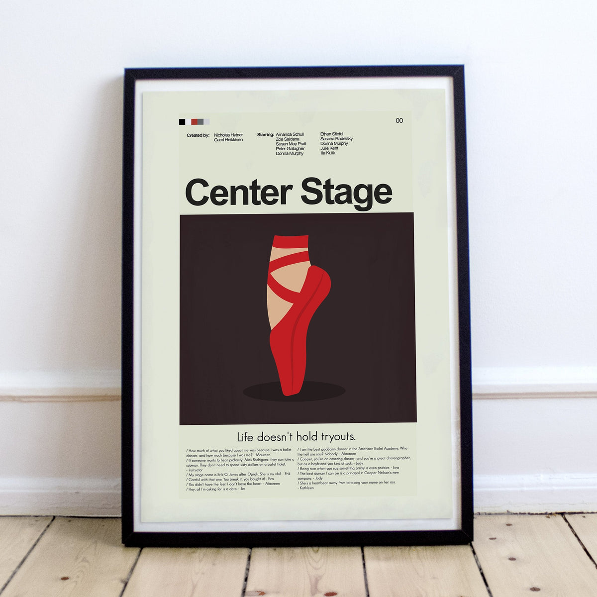 Center Stage Inspired Mid-Century Modern Print | 12"x18" or 18"x24" Print only