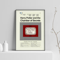 Load image into Gallery viewer, Harry Potter and the Chamber of Secrets Inspired Mid-Century Modern Print | 12&quot;x18&quot; or 18&quot;x24&quot; Print only
