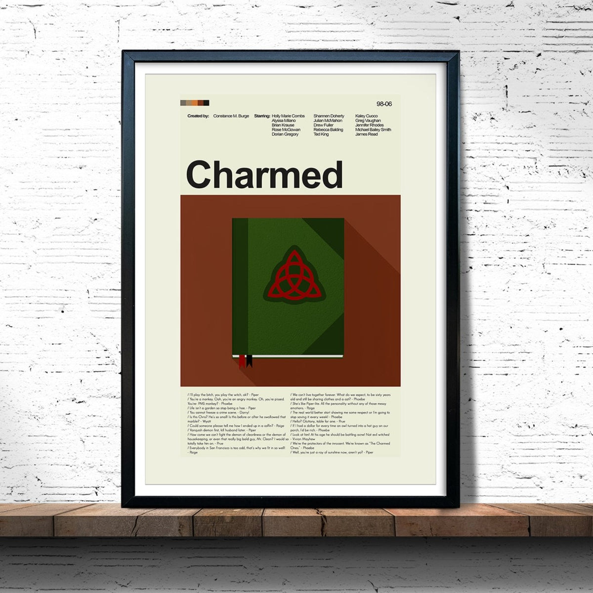 Charmed - Book of Shadows | 12"x18" or 18"x24" Print only
