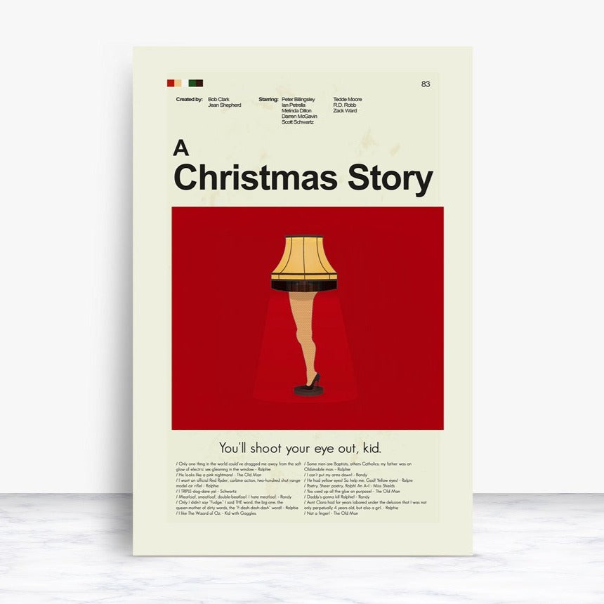 A Christmas Story - Leg Lamp | 12"x18" or 18"x24" Print only