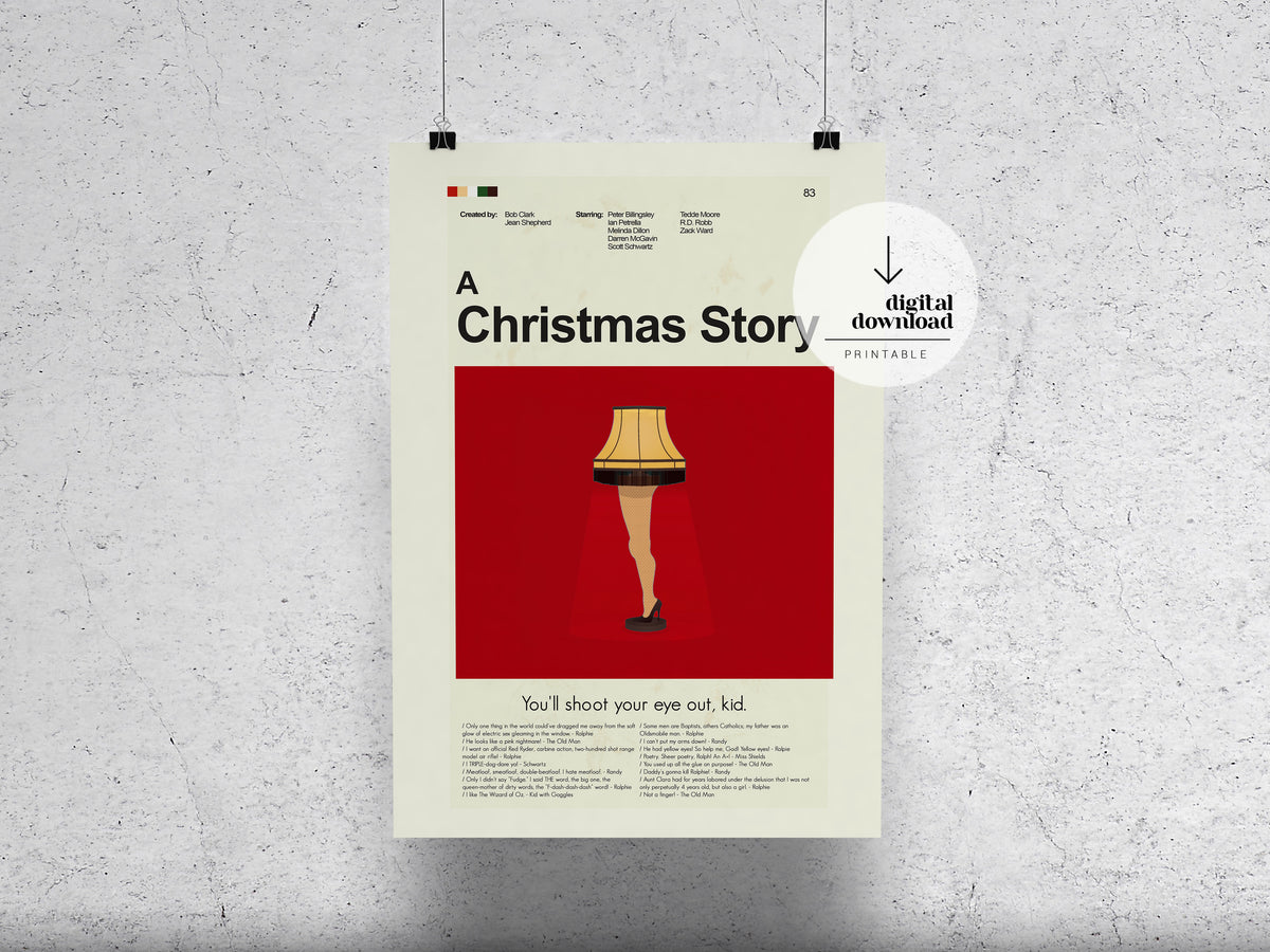 A Christmas Story | DIGITAL ARTWORK DOWNLOAD