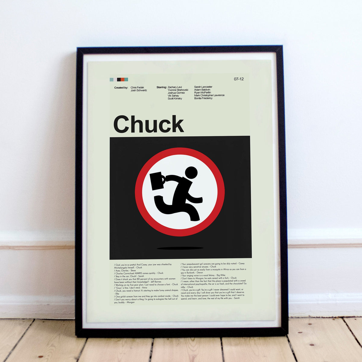 Chuck - Nerd Herd | 12"x18" or 18"x24" Print only