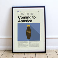 Load image into Gallery viewer, Coming to America Inspired Mid-Century Modern Print | 12&quot;x18&quot; or 18&quot;x24&quot; Print only
