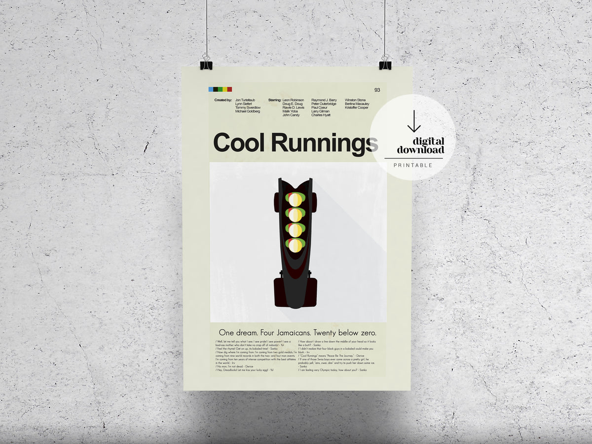 Cool Runnings | DIGITAL ARTWORK DOWNLOAD