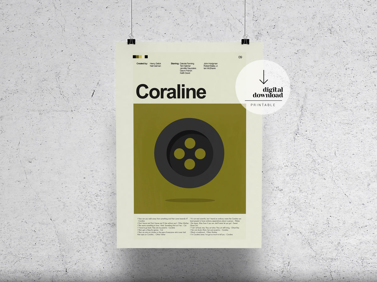 Coraline | DIGITAL ARTWORK DOWNLOAD