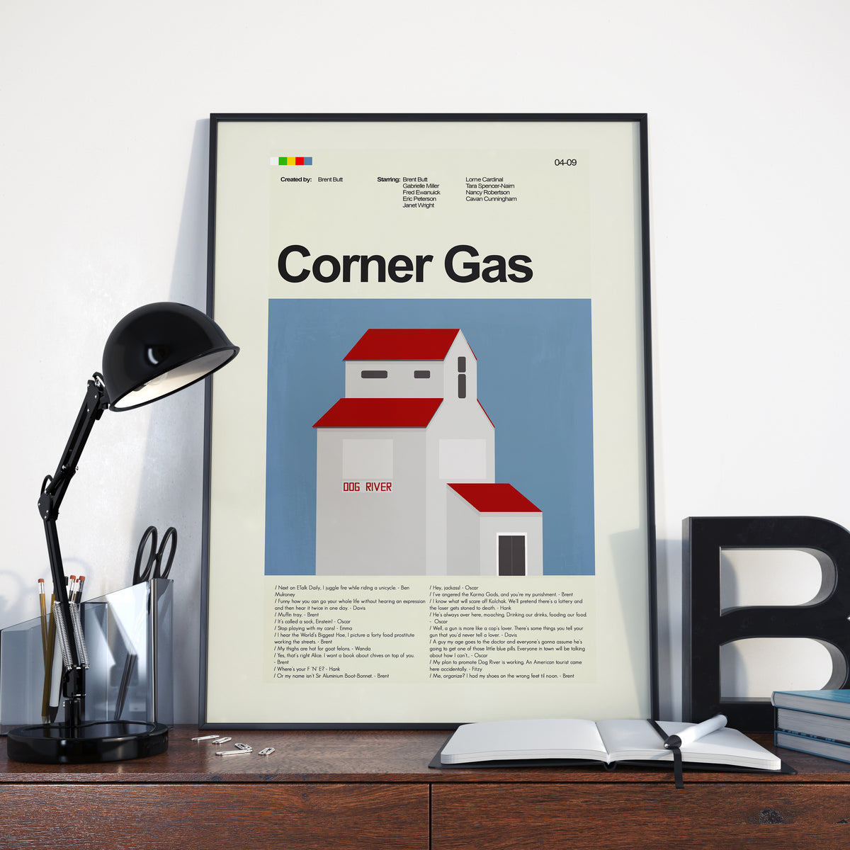 Corner Gas - Dog River Grain Elevator | 12"x18" Print Only