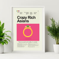 Load image into Gallery viewer, Crazy Rich Asians Inspired Mid-Century Modern Print | 12&quot;x18&quot; or 18&quot;x24&quot; Print only
