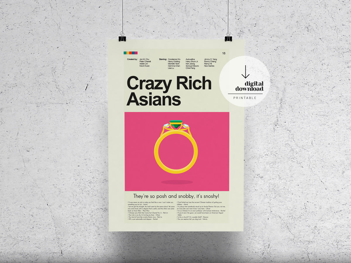 Crazy Rich Asians | DIGITAL ARTWORK DOWNLOAD