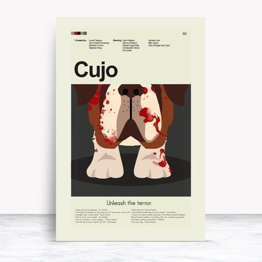 Cujo | 12"x18" or 18"x24" Print only