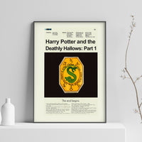 Load image into Gallery viewer, Harry Potter and the Deathly Hallows: Part 1 Inspired Mid-Century Modern Print | 12&quot;x18&quot; or 18&quot;x24&quot; Print only
