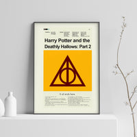 Load image into Gallery viewer, Harry Potter and the Deathly Hallows: Part 2 - Dealthy Hallows Symbol | 12&quot;x18&quot; or 18&quot;x24&quot; Print only
