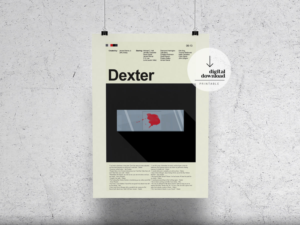 Dexter | DIGITAL ARTWORK DOWNLOAD
