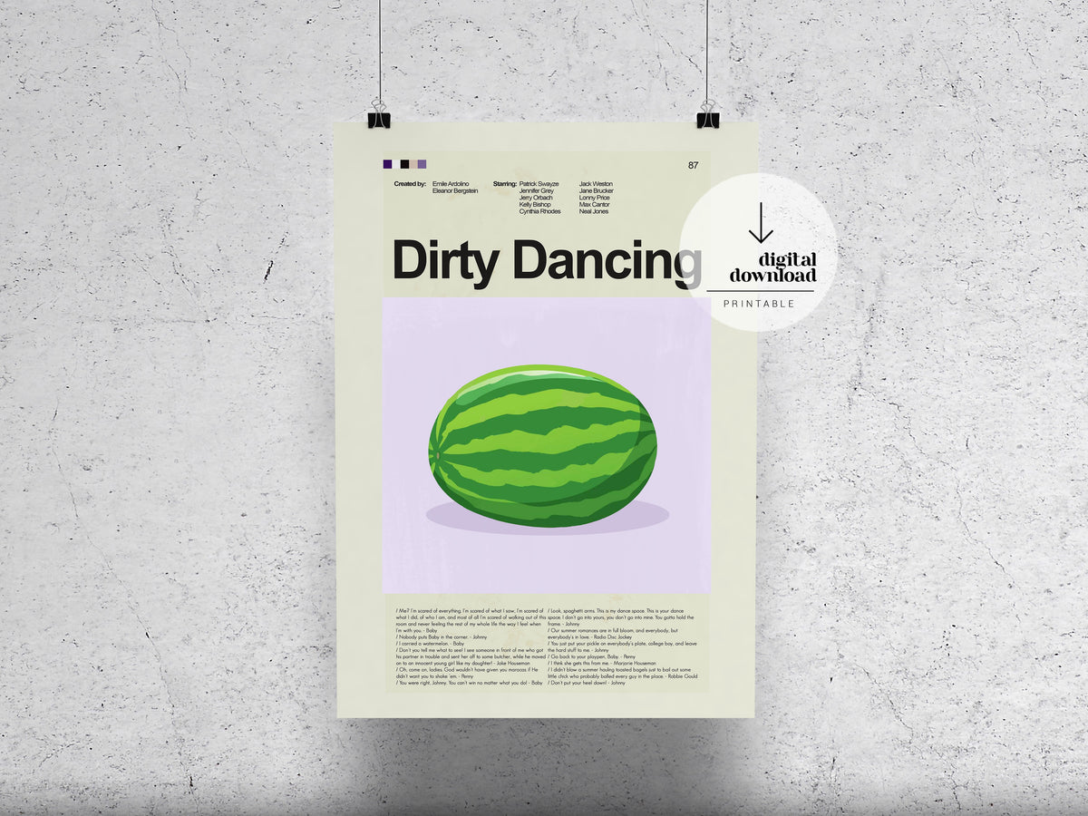 Dirty Dancing | DIGITAL ARTWORK DOWNLOAD