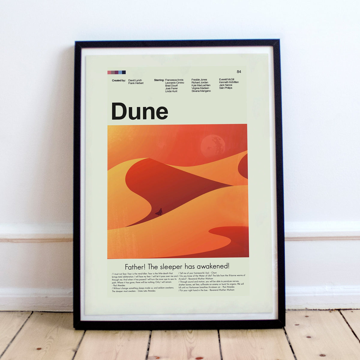 Dune (1984) - Arrakis | 12"x18" or 18"x24" Print only