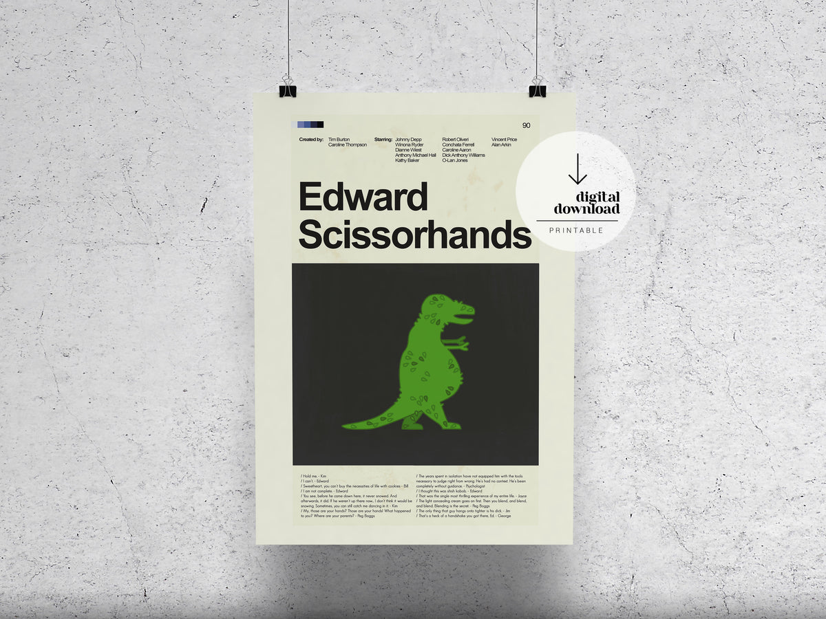 Edward Scissorhands | DIGITAL ARTWORK DOWNLOAD