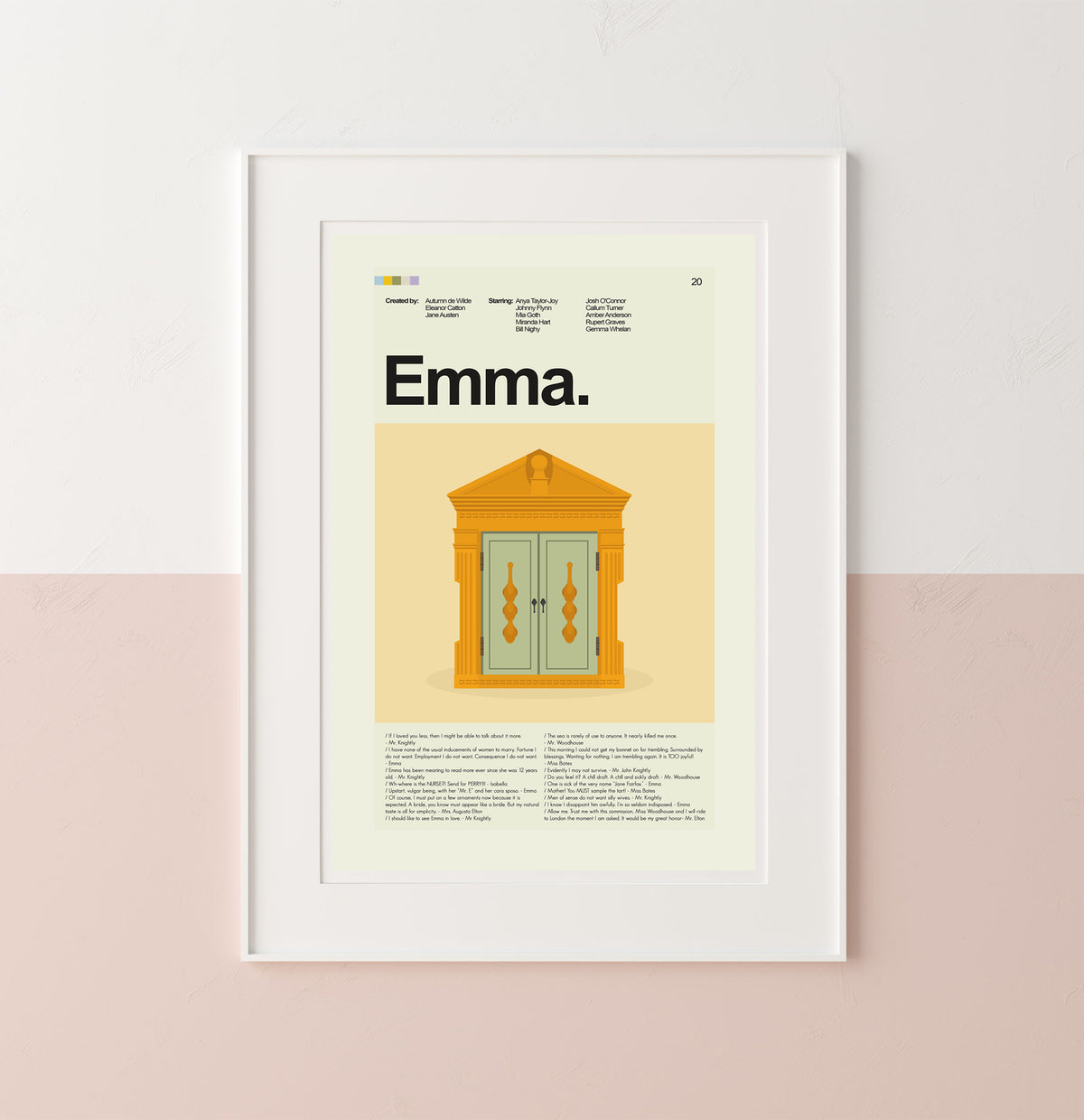 Emma - Picture Frame  | 12"x18" or 18"x24" Print only