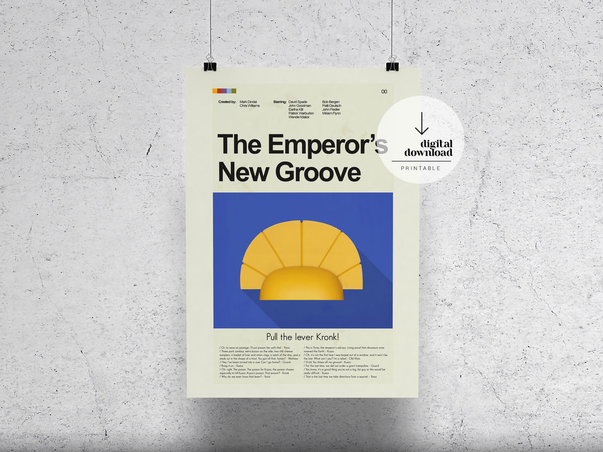 The Emperor's New Groove | DIGITAL ARTWORK DOWNLOAD