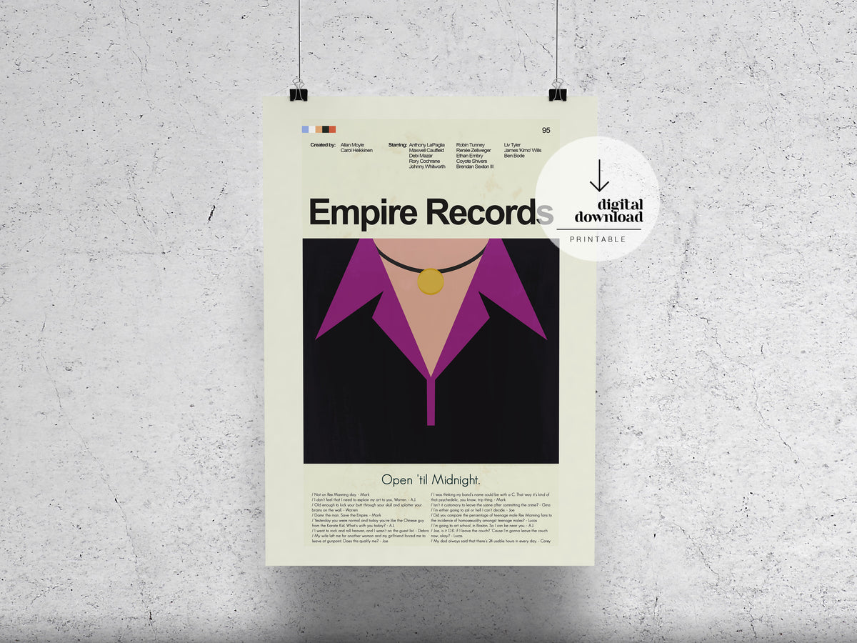Empire Records | DIGITAL ARTWORK DOWNLOAD