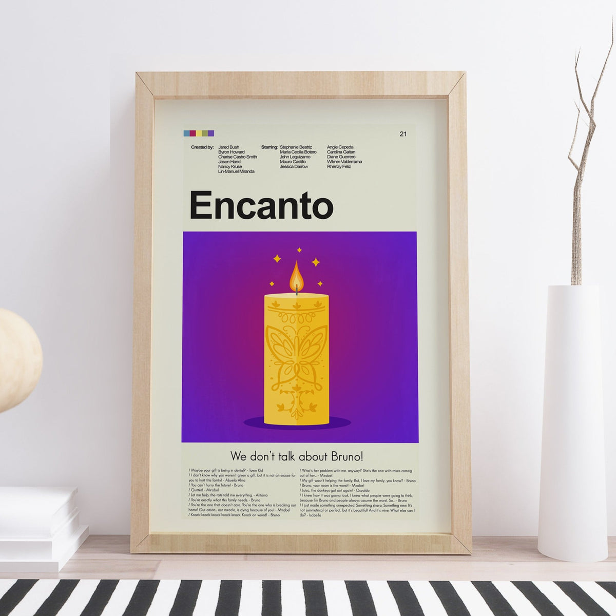 Encanto - The Family Madrigal Candle | 12"x18" or 18"x24" Print only