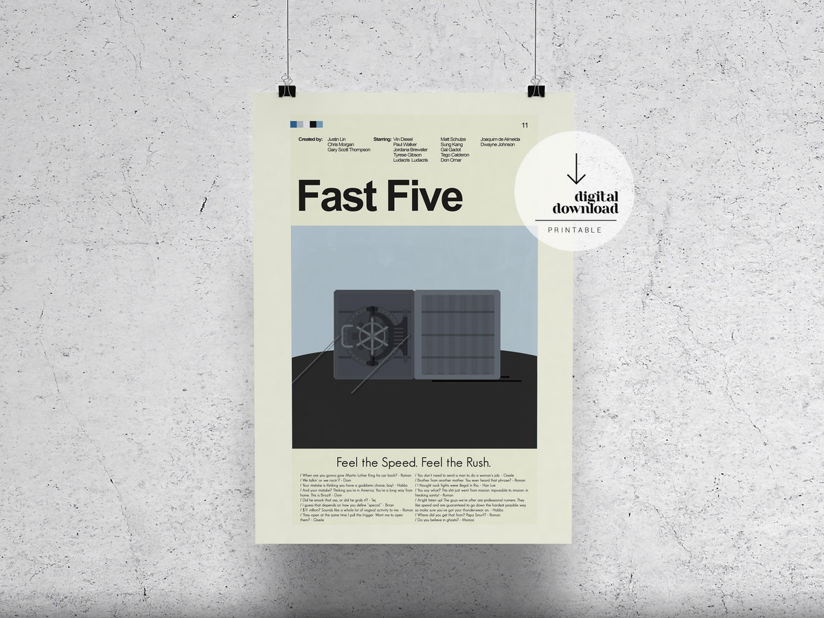Fast Five | DIGITAL ARTWORK DOWNLOAD