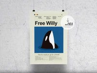 Load image into Gallery viewer, Free Willy | DIGITAL ARTWORK DOWNLOAD
