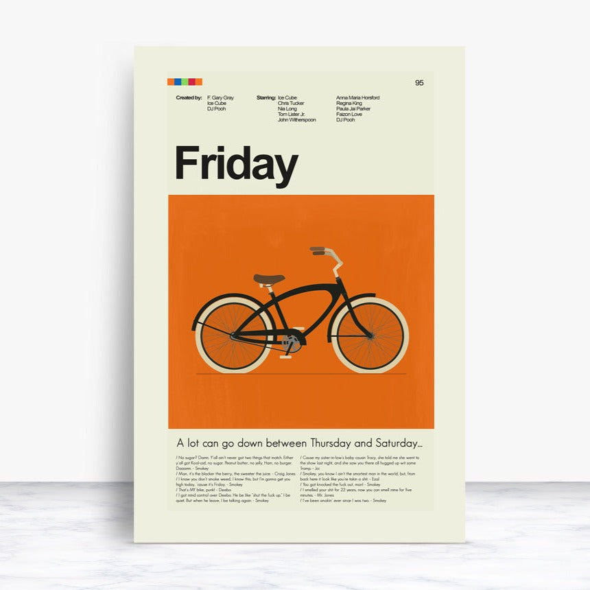Friday - Deebo's Bike | 12"x18" or 18"x24" Print only