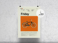 Load image into Gallery viewer, Friday | DIGITAL ARTWORK DOWNLOAD
