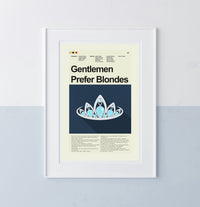Load image into Gallery viewer, Gentlemen Prefer Blondes - Tiara  | 12&quot;x18&quot; or 18&quot;x24&quot; Print only
