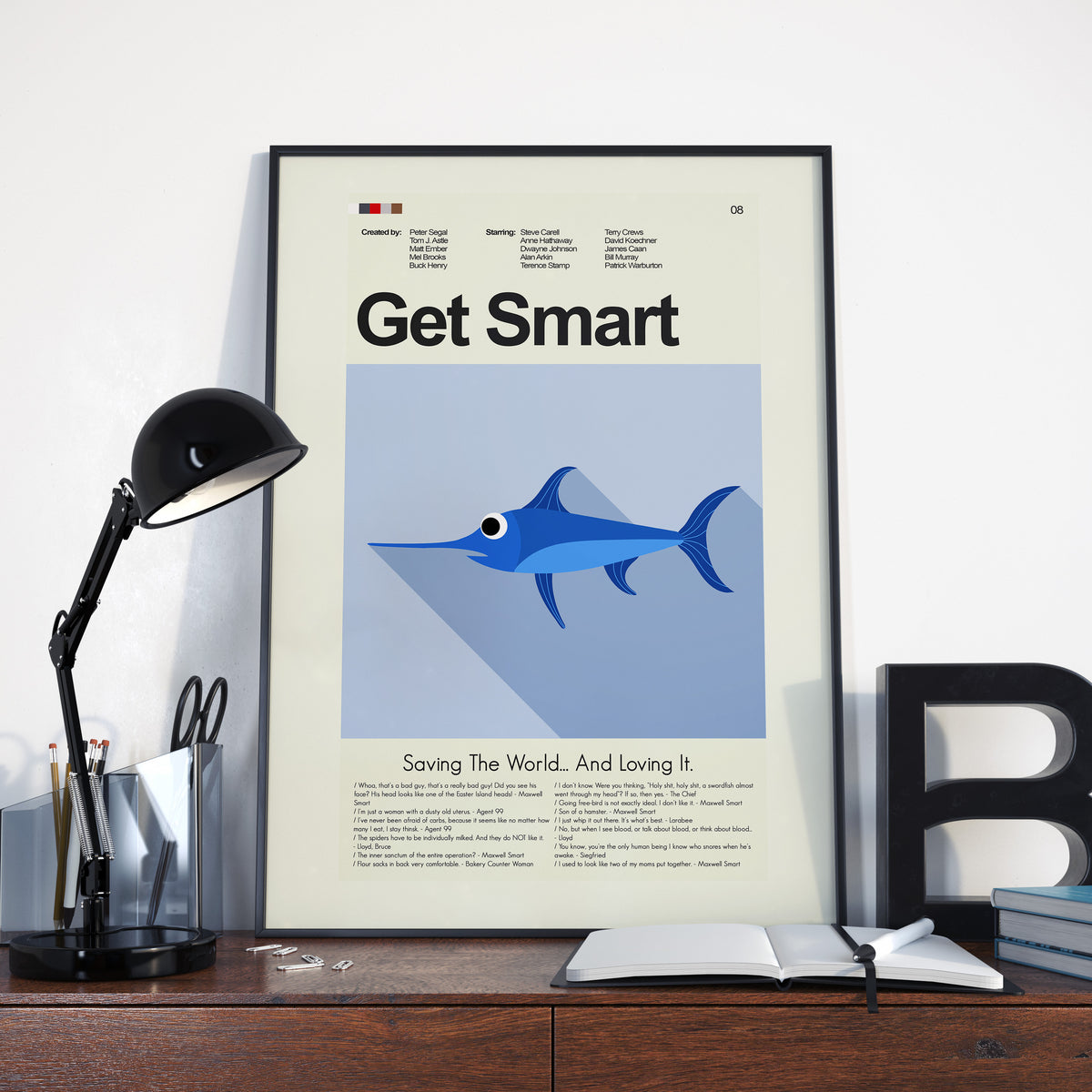 Get Smart - Swordfish | 12"x18" Print Only