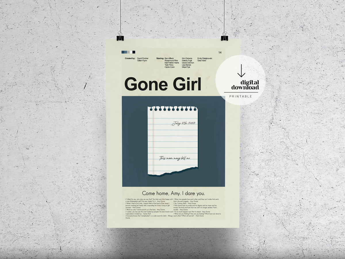Gone Girl | DIGITAL ARTWORK DOWNLOAD