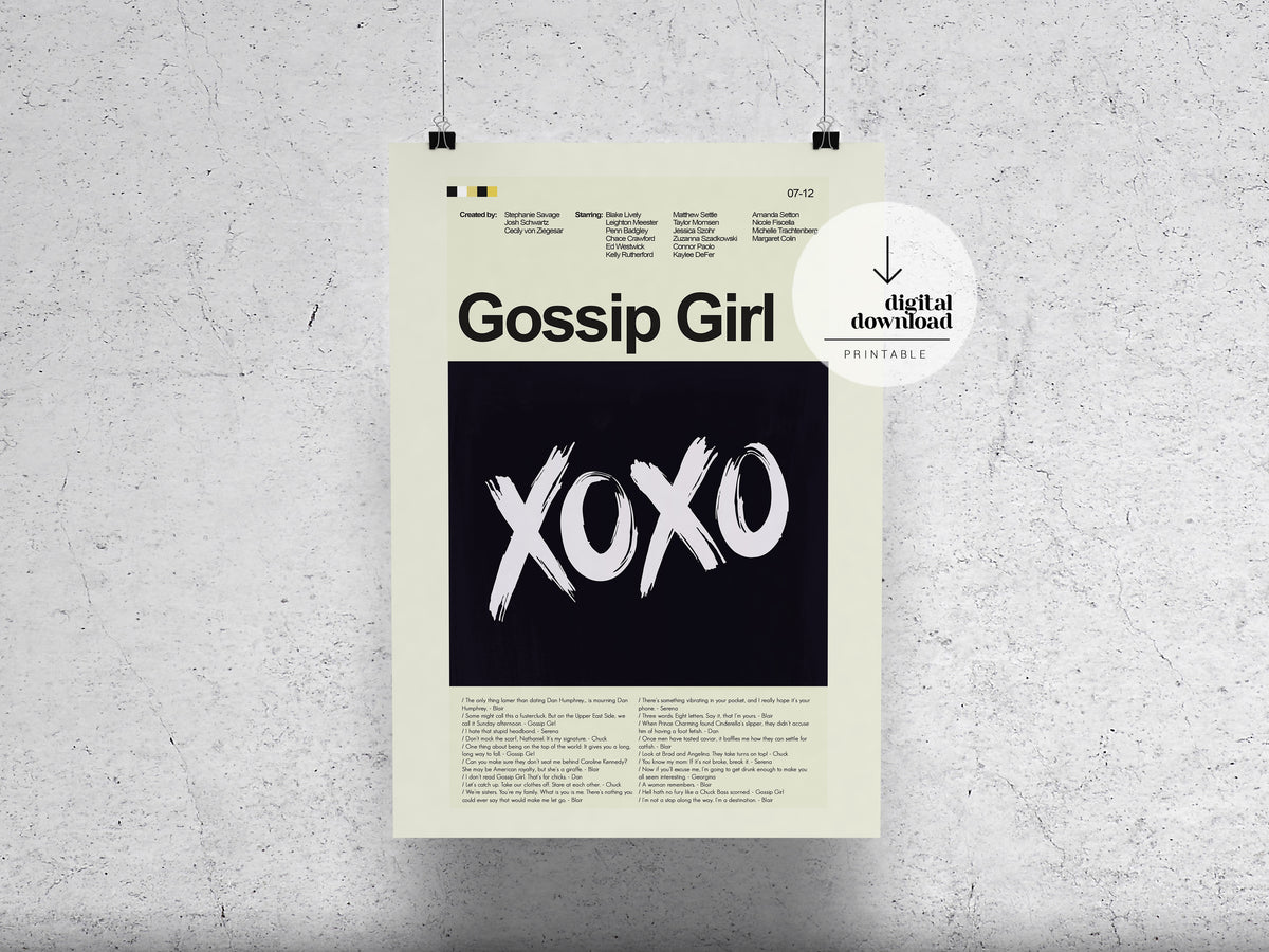 Gossip Girl | DIGITAL ARTWORK DOWNLOAD