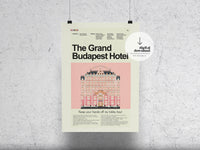 Load image into Gallery viewer, The Grand Budapest Hotel | DIGITAL ARTWORK DOWNLOAD
