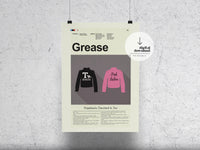 Load image into Gallery viewer, Grease | DIGITAL ARTWORK DOWNLOAD
