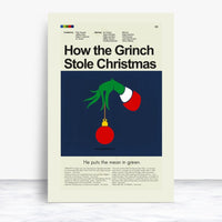 Load image into Gallery viewer, How the Grinch Stole Christmas (2000) Inspired Mid-Century Modern Print | 12&quot;x18&quot; or 18&quot;x24&quot; Print only
