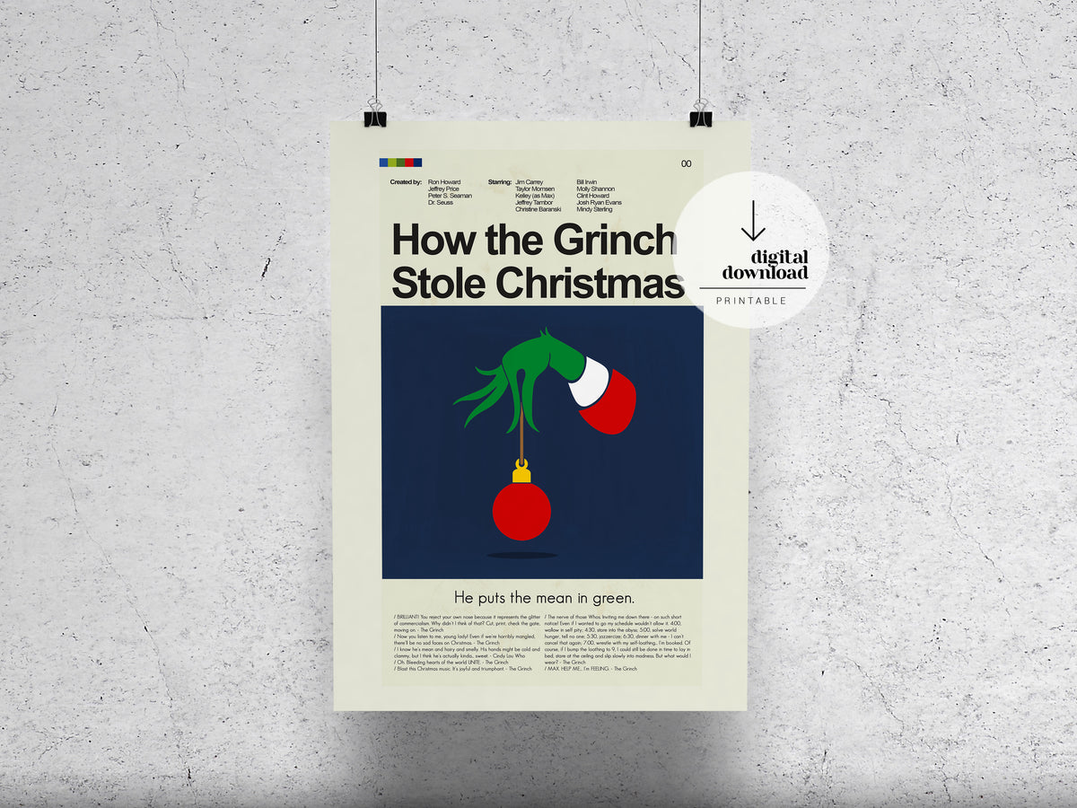 How the Grinch Stole Christmas (2000) | DIGITAL ARTWORK DOWNLOAD