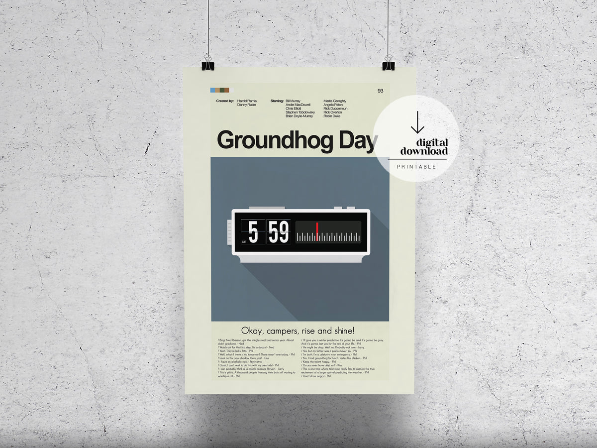 Groundhog Day | DIGITAL ARTWORK DOWNLOAD