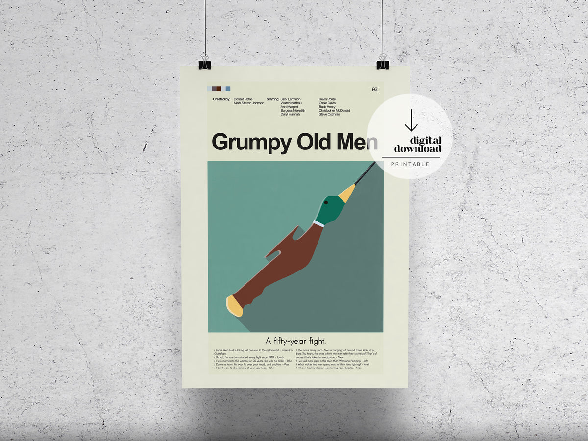 Grumpy Old Men | DIGITAL ARTWORK DOWNLOAD