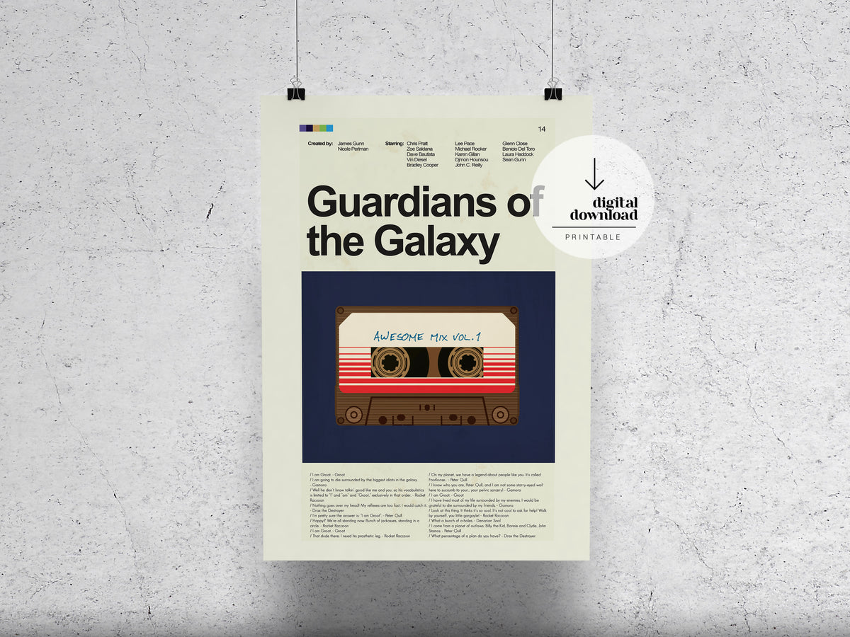 Guardians of the Galaxy | DIGITAL ARTWORK DOWNLOAD