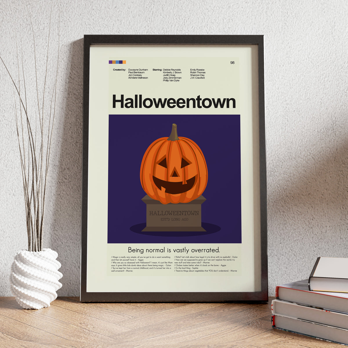 Halloweentown - Pumpkin Statue | 12"x18" or 18"x24" Print only