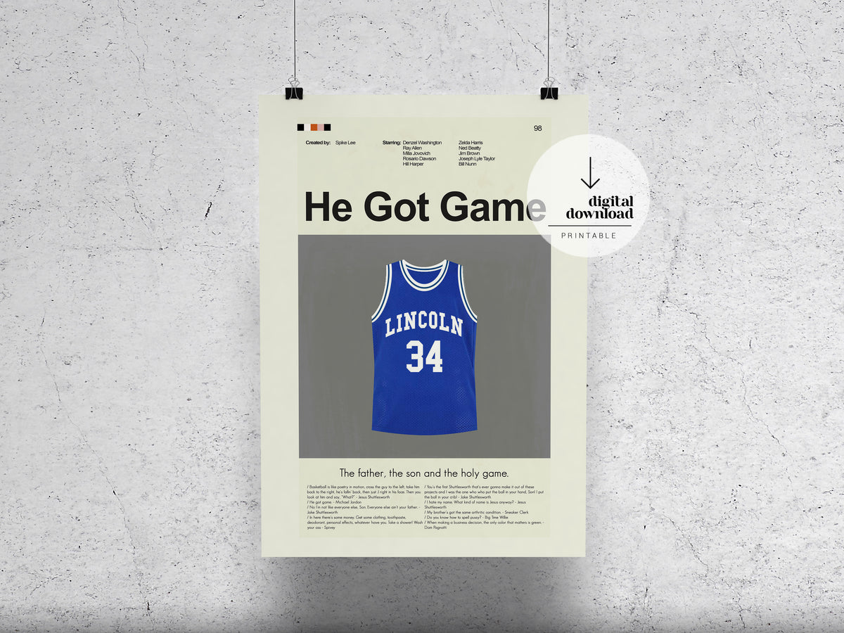 He Got Game | DIGITAL ARTWORK DOWNLOAD