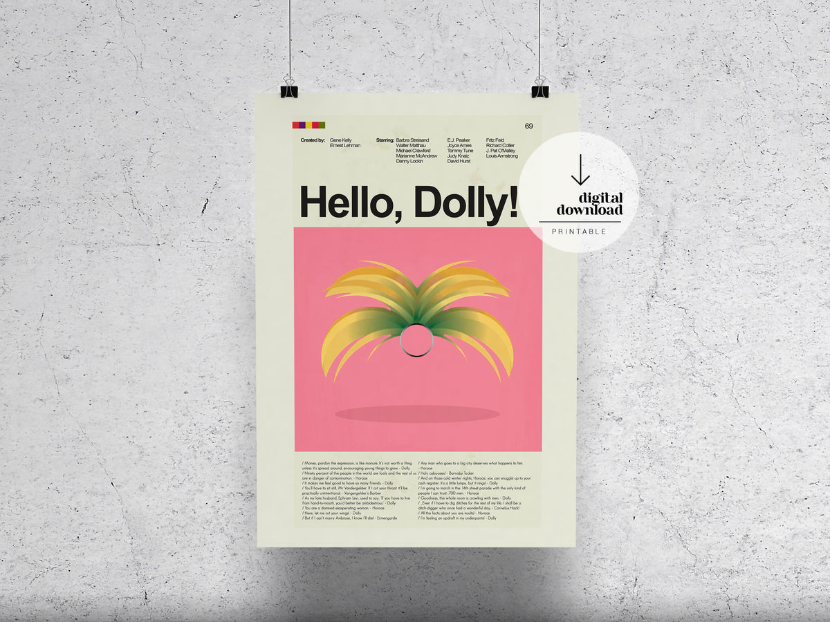 Hello, Dolly! | DIGITAL ARTWORK DOWNLOAD
