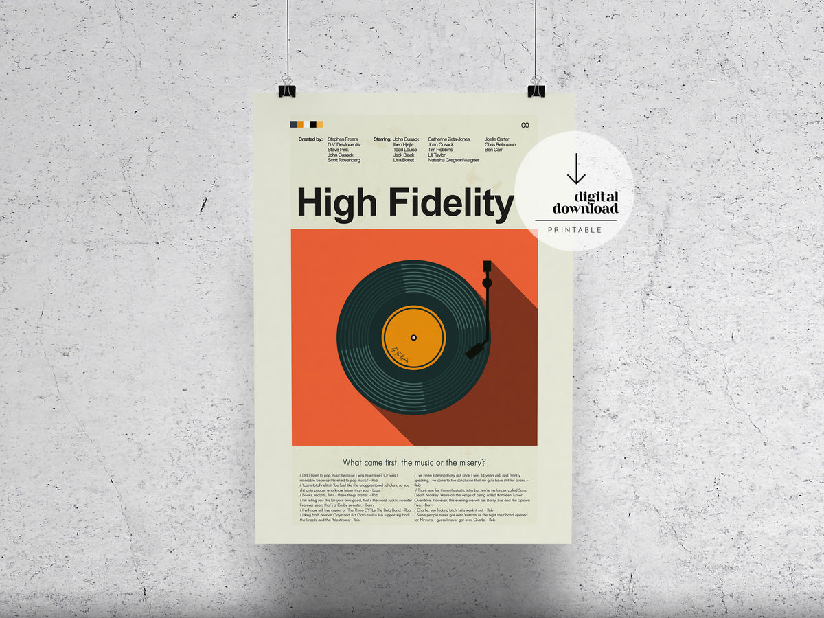 High Fidelity | DIGITAL ARTWORK DOWNLOAD