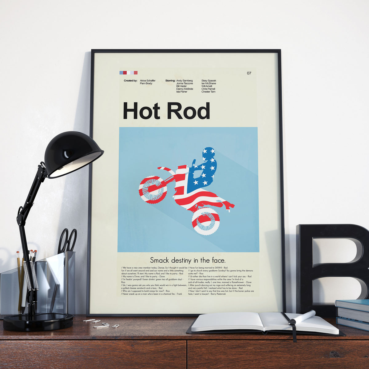 Hot Rod Inspired Mid-Century Modern Print | 12"x18" or 18"x24" Print only