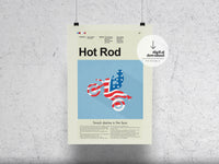 Load image into Gallery viewer, Hot Rod | DIGITAL ARTWORK DOWNLOAD

