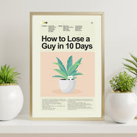Load image into Gallery viewer, How to Lose a Guy in 10 Days Inspired Mid-Century Modern Print | 12&quot;x18&quot; or 18&quot;x24&quot; Print only
