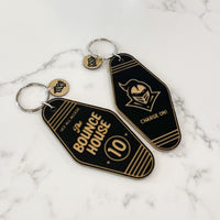 Load image into Gallery viewer, UCF - The Bounce House | Retro Motel Keychain
