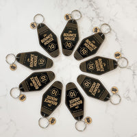 Load image into Gallery viewer, UCF - The Bounce House | Retro Motel Keychain
