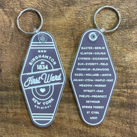 Load image into Gallery viewer, Binghamton, New York - First Ward Keychain
